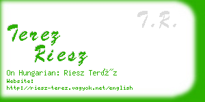 terez riesz business card